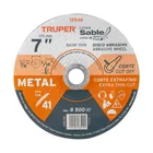 Disco abrasivo de corte preciso metal 7' x 1.5 mm, TRUPER 1