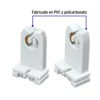 Bolsa 2 portalámparas para tubo LED y fluorescente base G13 2