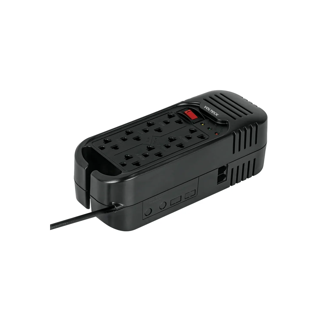 Regulador de voltaje de 1600 VA / 800 W 8 contactos, VOLTECK