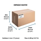 Caja de contactos para canaleta 3' x 5', blanca, VOLTECK 8