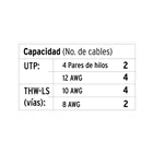 Canaleta de 1 vía 10 x 20 mm, con adhesivo, VOLTECK 3