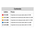 Bolsa con 20 capuchones para cable, calibres surtidos 3