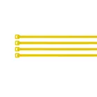 Bolsa con 50 cinchos plásticos 40 lb, 150 x 3.5 mm, amarillo 1