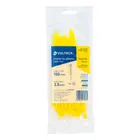 Bolsa con 50 cinchos plásticos 40 lb, 150 x 3.5 mm, amarillo 3