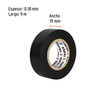 Cinta de aislar de 9 m x 19 mm, negra, TRUPER 3