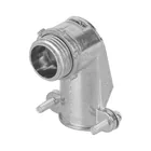 Conector curvo 1/2' para tubo flexible metálico, VOLTECK 1