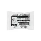 Conector curvo 1/2' para tubo flexible metálico, VOLTECK 3