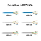 Plug RJ45 CAT6, Bolsa con 20 piezas, VOLTECK 3