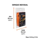 Línea de vida 1.8 m cinta poliéster con absorbedor impacto 5