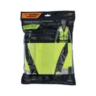Chaleco seguridad reforzado amarillo con bolsas, EG, EXPERT 4