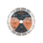 Disco de diamante de 7' x 2.5 mm, rin segmentado, TRUPER 1