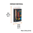 Faja lumbar naranja con cintas de alta visibilidad,G,TRUPER 5