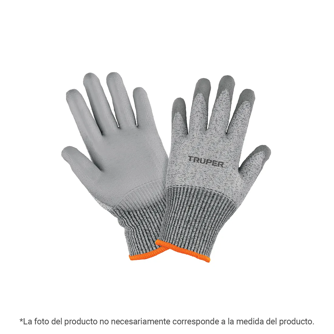 Guante Anticorte NV5 recubrimiento de poliuretano, M, TRUPER