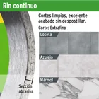 Disco de diamante de 4-1/2' x 1.8 mm, rin continuo, PRETUL 3