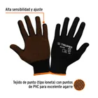 Guantes de poliéster con puntos de PVC en palma, CH, TRUPER 3