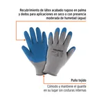 Guantes de poliéster recubiertos de látex, M, TRUPER 3