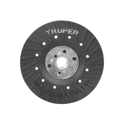 Respaldo para discos de lija 4-1/2', eje 5/8, TRUPER