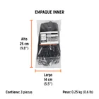 Guantes para mecánico, antivibraciones, unitalla, TRUPER 6
