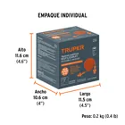 Tapón auditivo reutilizable con cordón, caja 50 pz 6