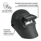 Careta para soldar con lente abatible, sombra 11, TRUPER 3