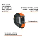Careta electrónica para soldar, 9-13, panel digital, EXPERT 6