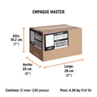 Lente sombra 11 para caretas CASO-3 y CASO-300-P, TRUPER 6