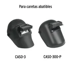 Lente transparente para caretas CASO-3 y CASO-300-P, TRUPER 2