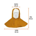 Protección para soldar, capucha de carnaza, TRUPER 3