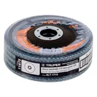 Disco laminado 4-1/2', grano 120 centro 7/8', fibra, TRUPER 4