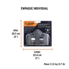 Kit respirador con cartuchos pintura y pesticida, EXPERT 3