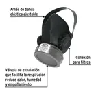 Respirador sin cartucho, 1 filtro, PRETUL 2