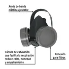 Respirador sin cartucho, 2 filtros, PRETUL 2
