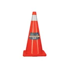 Cono de precaución de 70 cm de PVC con reflejante, TRUPER 1