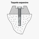 Tope de 180 cm para estacionamiento, TRUPER 3