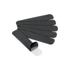 Tarjeta 6 tiras 23cm antiderrapantes negras 50mm c/abrasivo 1