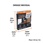 Rollo de 18m de cinta antiderrapante negra 25mm con abrasivo 5