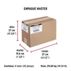 Bolsa con 1 kg de clavos para concreto negros 2', FIERO 6