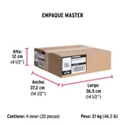 Bolsa con 1 kg de clavos para concreto galvanizados 3/4' 5