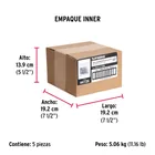 Bolsa con 1 kg de clavos para concreto galvanizados 3-1/2' 4