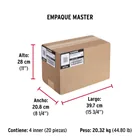 Bolsa con 1 kg de clavos para concreto negros 2-1/2', FIERO 6