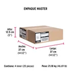 Bolsa con 1 kg de clavos para concreto galvanizados 1-1/2' 5