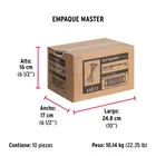 Bolsa con 1 kg de clavo estándar 1-1/2' con cabeza, FIERO 5