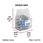 Bolsa con 200 pijas #8 x 1-1/4' combinadas (cuadro+Phillips) 6