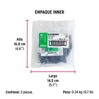 100 pijas #6x3/4'cabeza plana phillips multiusos cuerda fina 6