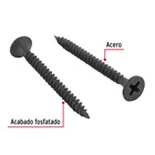 100 pijas #6 x 2'cabeza plana phillips multiusos cuerda fina 2