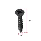 100 pijas #6 x 1-3/4'cabeza plana phillips multiusos 3