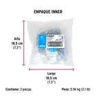 Bolsa 100 pijas para lámina cabeza plana #12 x 1', FIERO 4