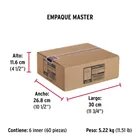 Bolsa con 50 remaches 5/32' x 3/8' de aluminio, ala 5/16' 7