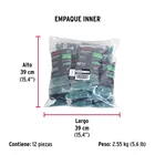 Bolsa con 50 taquetes de plástico 1/2', FIERO 6