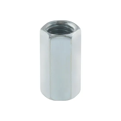 Bolsa con 5 tuercas cople, 1/2' acero galvanizado , FIERO